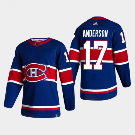 Montreal Canadiens tröja Josh Anderson 17 2020-21 Reverse Retro Authentic - NHL Tröjor Herr